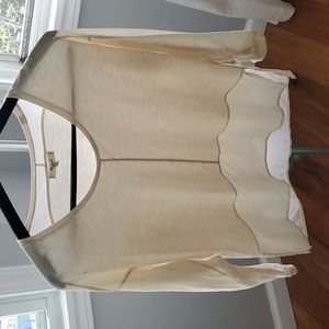 Madewell Cotton/Silk Oversized Blouse, Sz XS